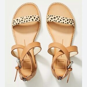 Dolce Vita sandals zip up back side buckle sz 6 Anthropologie